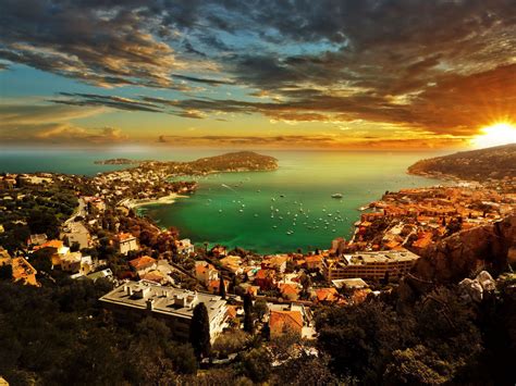 Sunrise In Monaco French Riviera Sky Scenery Landscape Photography