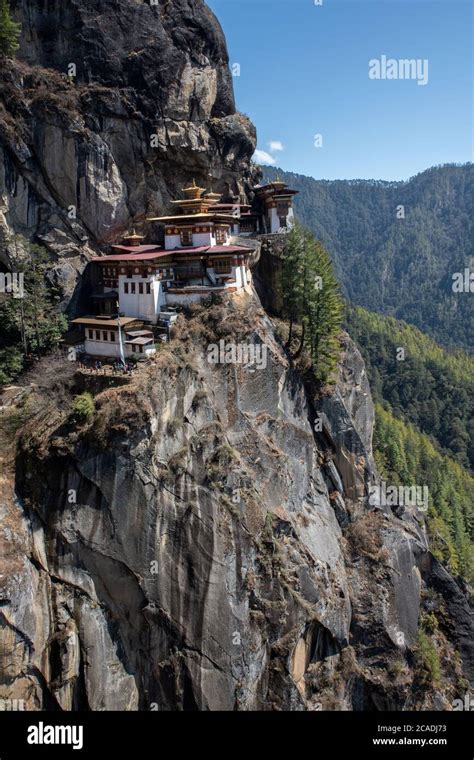 Bhutan Paro Taktshang Goemba Or Tigers Nest Monastery One Of Bhutan