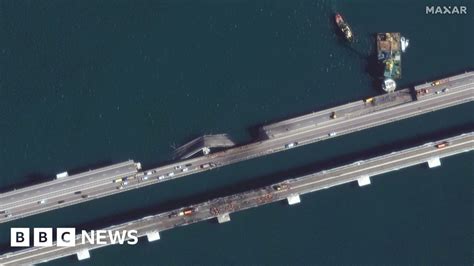 Crimea Bridge Russia To Repair Blast Damage By July 2023
