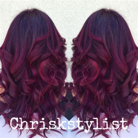 One n' only argan oil electric turquoise? mixing radiant raspberry ion color with light plum ...