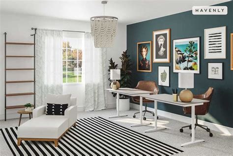 Eclectic Office Design By Havenly Interior Designer Natalie Interior