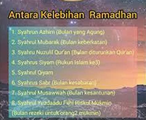 Keistimewaan Ramadhan:Bulan Seribu Bulan - keptennews.com