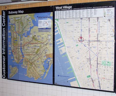 Nyc Subway Neighborhood Map West Village New York City Sub Flickr