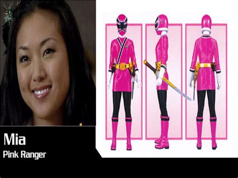 Pinksamurairanger Mia Power Rangers Samurai Power Rangers Pink