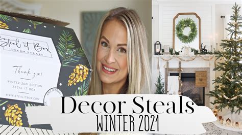 Decor Steals Steal It Box Winter 2021🎄 Youtube