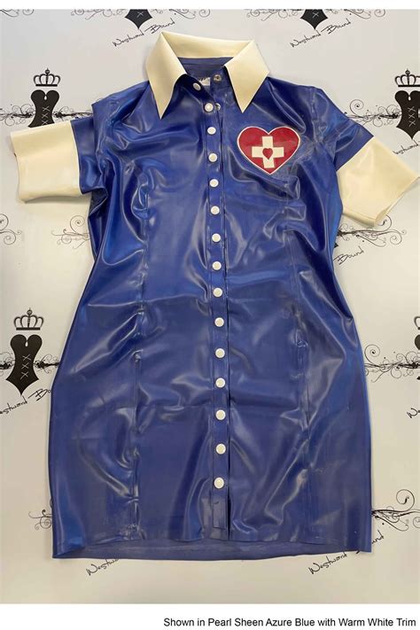Lovesick Nurse Uniform Dress With Front Press Studs For Easy Dressing