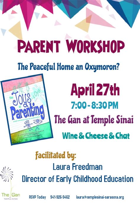 Parent Workshop The Gan Sarasota