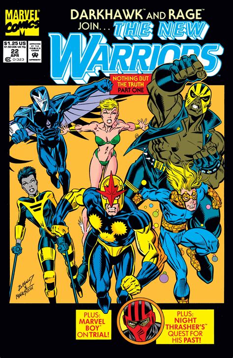 New Warriors 1990 22 Comic Issues Marvel