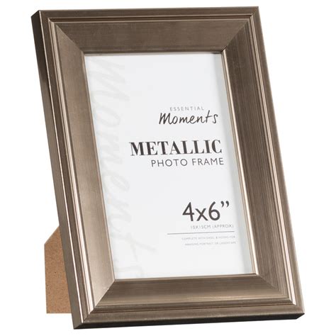 Showcase your favorite memories by designing the perfect custom picture frame today. Metallic Photo Frames 4 x 6" | Home, Gifts, Picture Frames