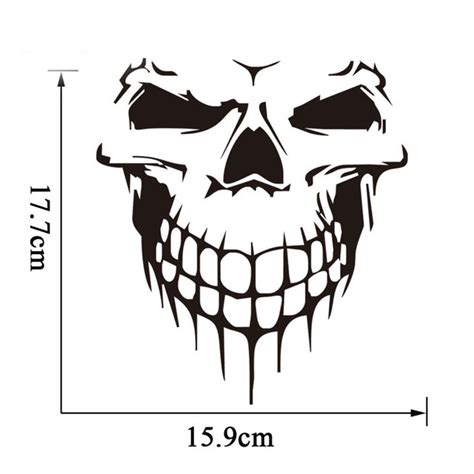 Halloween Horror Taro Car Sticker Hood Sticker Side Door Skull