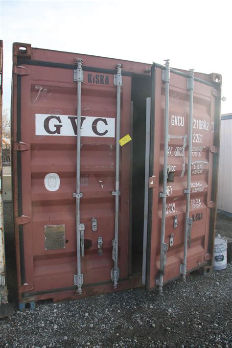 Please allow extra ship time during sale periods or holiday seasons. 20' SHIPPING CONTAINER (GVC) [LOCATED @ 6 CANAL ROAD ...