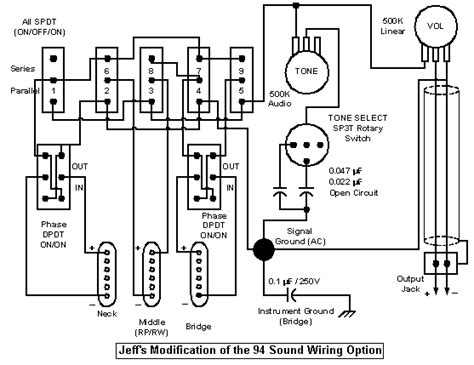 I'm looking for a wiring diagram that will give me the single coil tele bridge with the functionality of the volume/tone knobs. 3 Humbucker Wiring Diagram