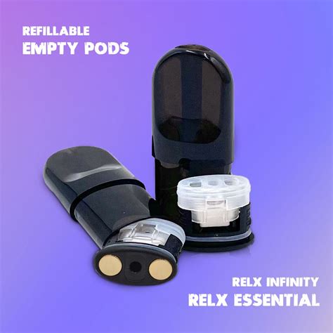 Ready Stock Relx Infinity Relx Essential Refillable Empty Pods Pod