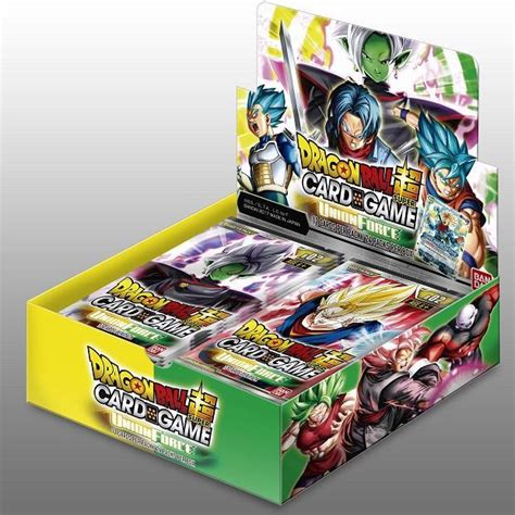 Special lower price available to brick & mortar stores. Dragon Ball Super Card Game DBS-B02 "Union Force" Booster Box - Bandai Dragon Ball Super ...