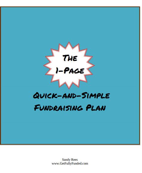 9 Comprehensive Fundraising Plan Templates Pdf