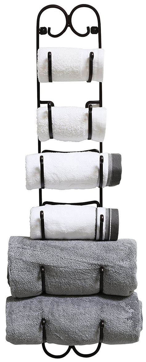 An amazing towel storage idea for small bathrooms. RV Bathroom Storage & Organization Ideas and Accessories ...