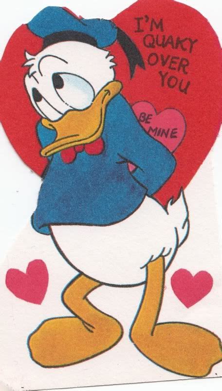 Vintage 1950′s Disney Valentines Valentine Cartoon Disney Valentines