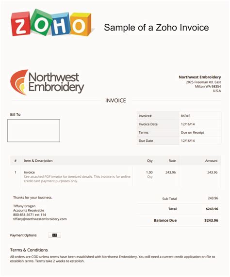 Free Excel Invoice Template Zoho Invoice Excel Invoic Vrogue Co