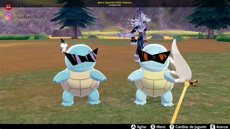 Ashs Squirtle With Glasses Pokemon Sword And Shield Mods