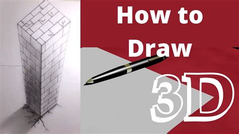 How To Draw 3d On Paper Compilation Of How To Draw Different Objects