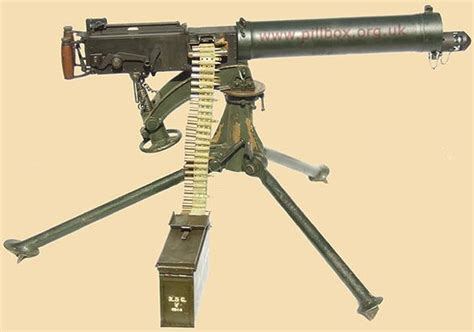 The Vickers Medium Machine Gun Introduced In 1912 The Vickers Gun Was