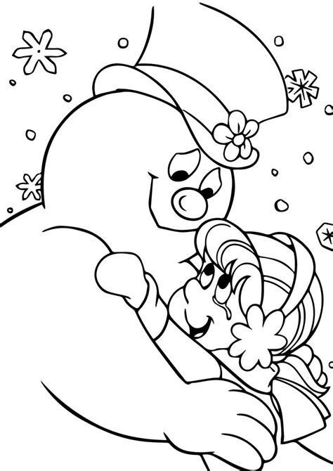 Frosty The Snowman Coloring Pages Archives Coloring