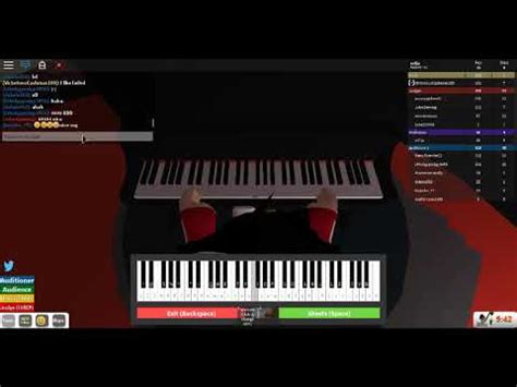 Roblox got talent piano faded - YouTube