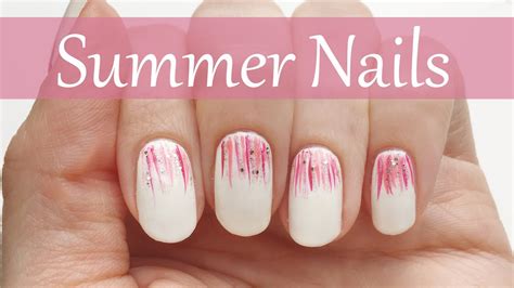Einfaches Sommer Nageldesign Mit Nagellack Für Anfänger Nail Art