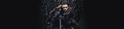 4480x1080 Jon Snow In The Iron Throne 4480x1080 Resolution Wallpaper