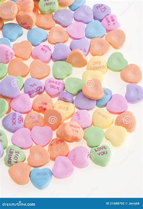 Sweet Heart Candies Stock Photo Image Of Isolated Junkfood 21688702