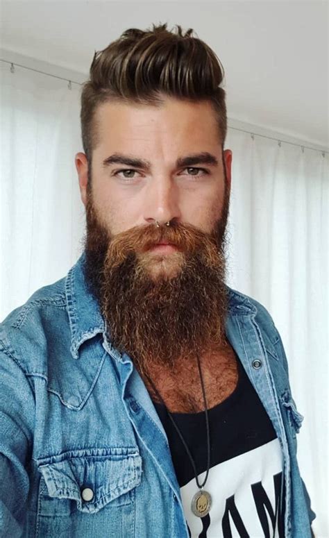 Long Beard Style For Men Modern Gentlemen Bad Beards Bald Men With
