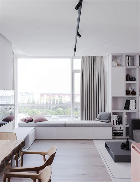 Gray and pink color schemes for modern interior decorating A Striking Example Of Interior Design Using Pink & Grey | Small room design, Interior design ...