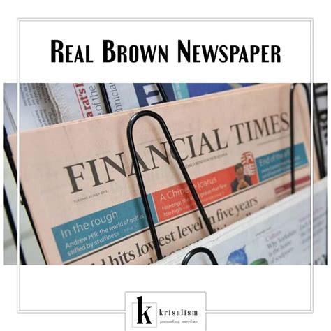 Jual Vintage Newspaper Real Brown Newspaper Shopee Indonesia