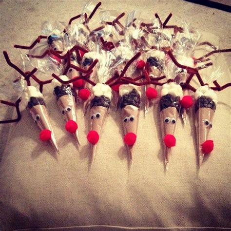 Reindeer Hot Cocoa Cones Christmas Ornaments Homemade Christmas