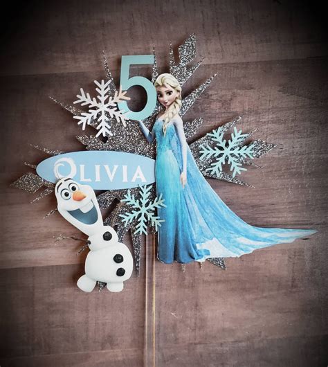 Frozen Cake Topper Elsa Cake Topper Frozen Etsy Frozen Birthday Party Compleanno Frozen