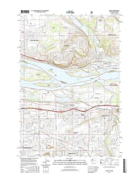 Mytopo Camas Washington Usgs Quad Topo Map