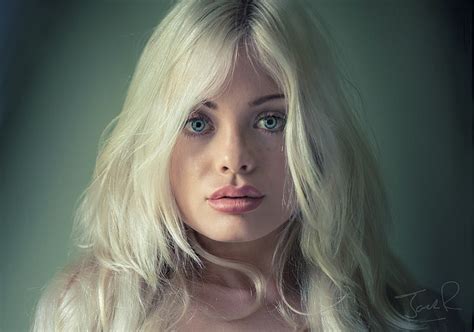 Hd Wallpaper Women Blonde Face Portrait Simple Background Jack