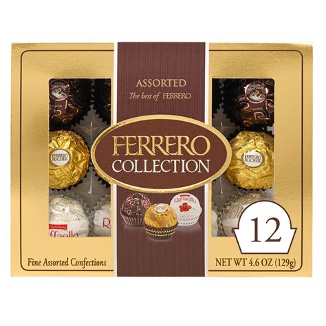 Ferrero Rocher Collection Fine Hazelnut Milk Chocolates