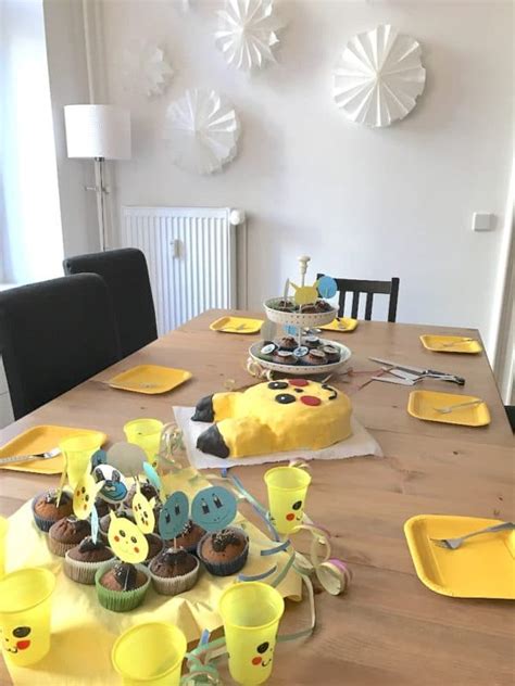 Dann bist du hier goldrichtig. Pokemon-Party zum Kindergeburtstag mit Deko, Spielen ...