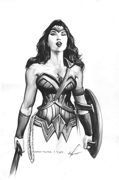 Gal Gadot Wonder Woman Mark Texeira In Bill Lait S Commissions Comic Hot Sex Picture
