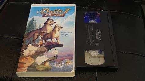 Opening To Balto 2 Wolf Quest 2002 Vhs Side Label 272 Youtube
