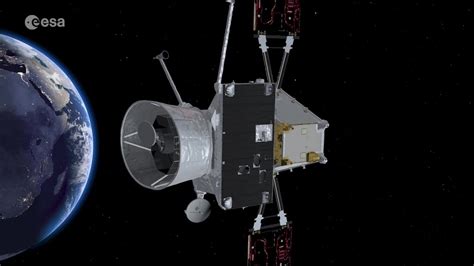 Bepicolombo Mission To Mercury Earth Flyby Youtube
