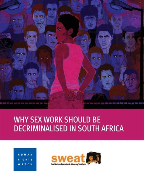 Report On Decriminalisation Of Sex Work In South Africa