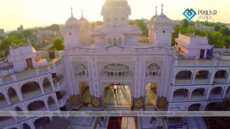 Sachkhand Shri Hazur Nanded Sikh Gurudwara Sahib Best Aerial View