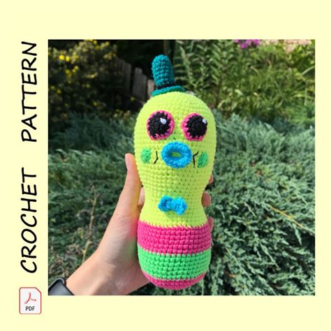Mr Dinkles Crochet Pattern Inspired Trolls Toy Amigurumi Diy Tutorial