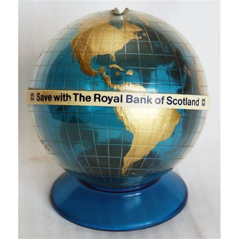 Save With The Royal Bank Of Scotland A Blue Gold And White Plastic