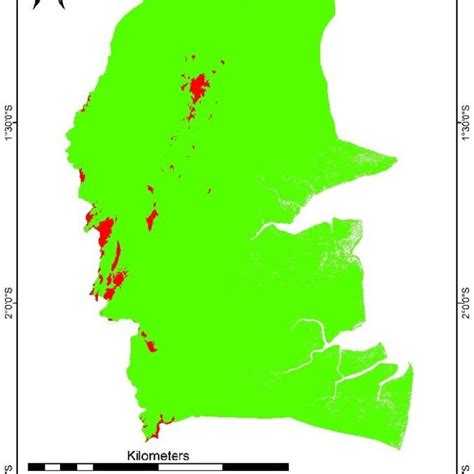 Elevation Map Of Paser Regency Download Scientific Diagram