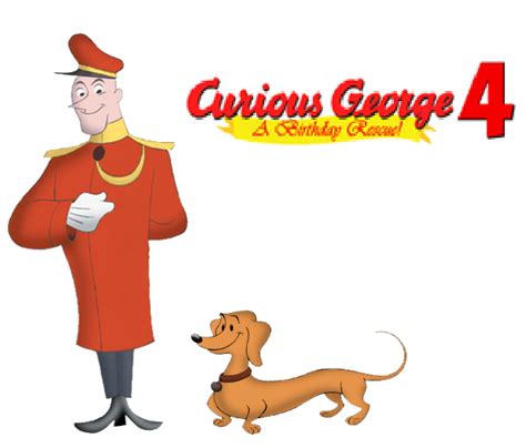 Image The Doorman And Hundley On Set For Curious George 4 A Birthday