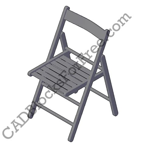 Folding Chair Free Autocad Block In Dwg