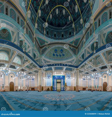 Astana Nur Sultan City In Hazrat Sultan Mosque Editorial Image